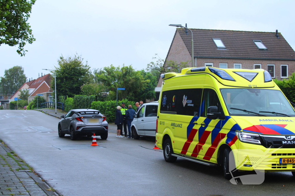 Persoon op fiets aangereden door automobilist