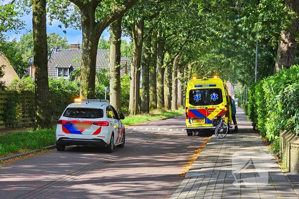 Fietser komt ten val en raakt gewond