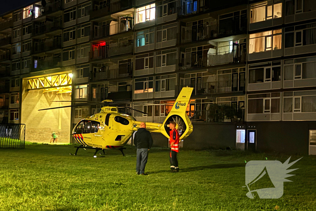 Gewonde bij grote uitslaande flatbrand