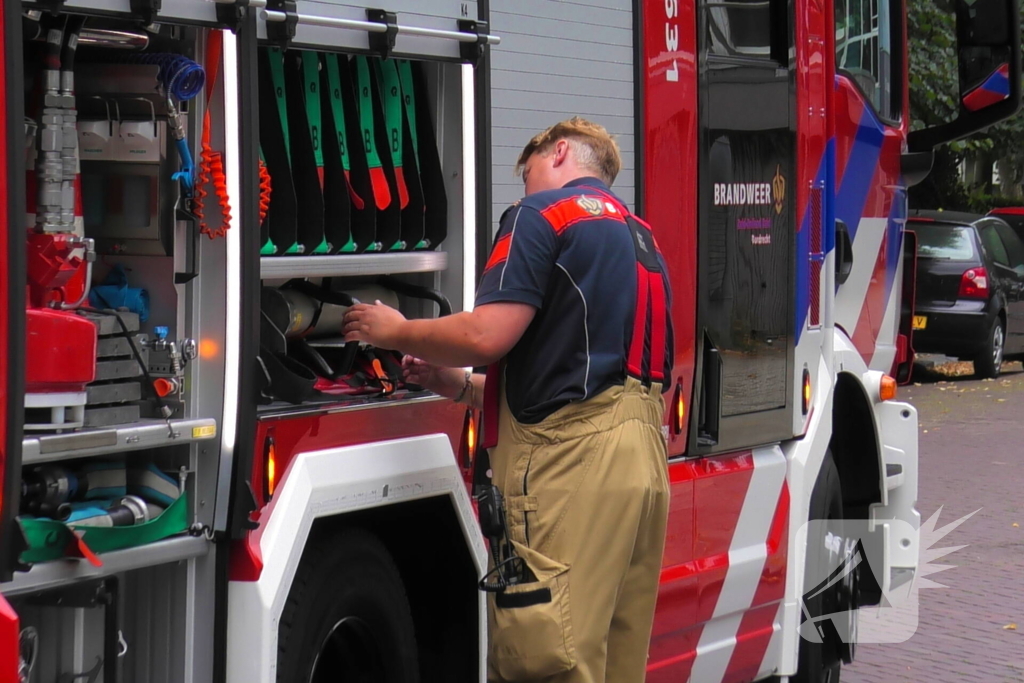 Verhitte compressor zorgt voor brandlucht