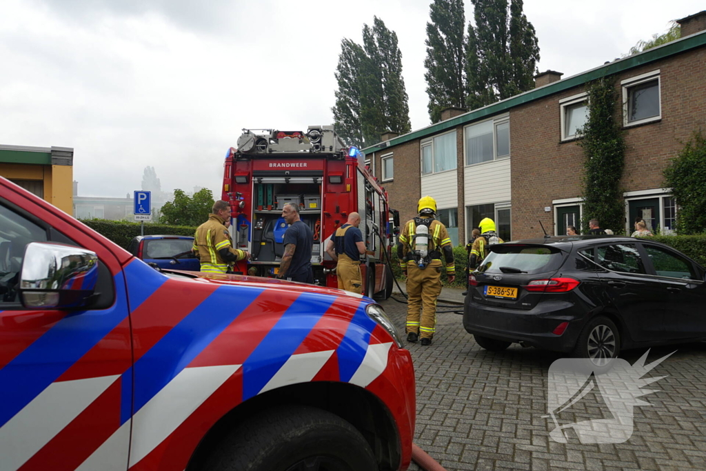 Uitslaande woningbrand door wasmachine