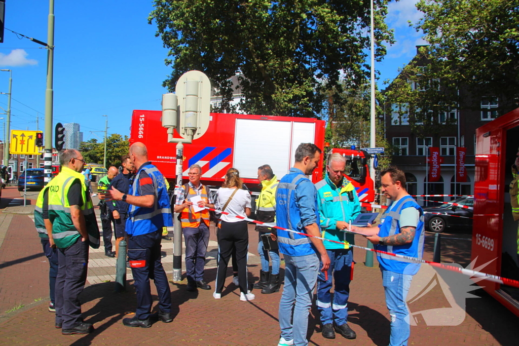 Grote brand in studentencomplex meerdere mensen vluchten naar buiten