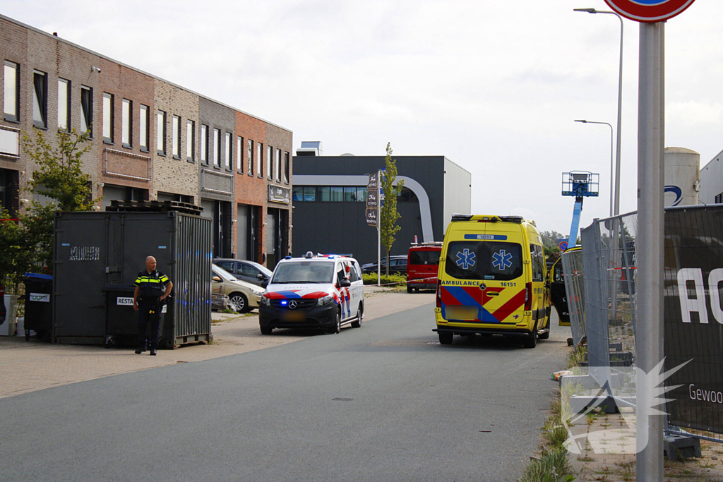 Traumateam ingezet voor incident op bouwterrein