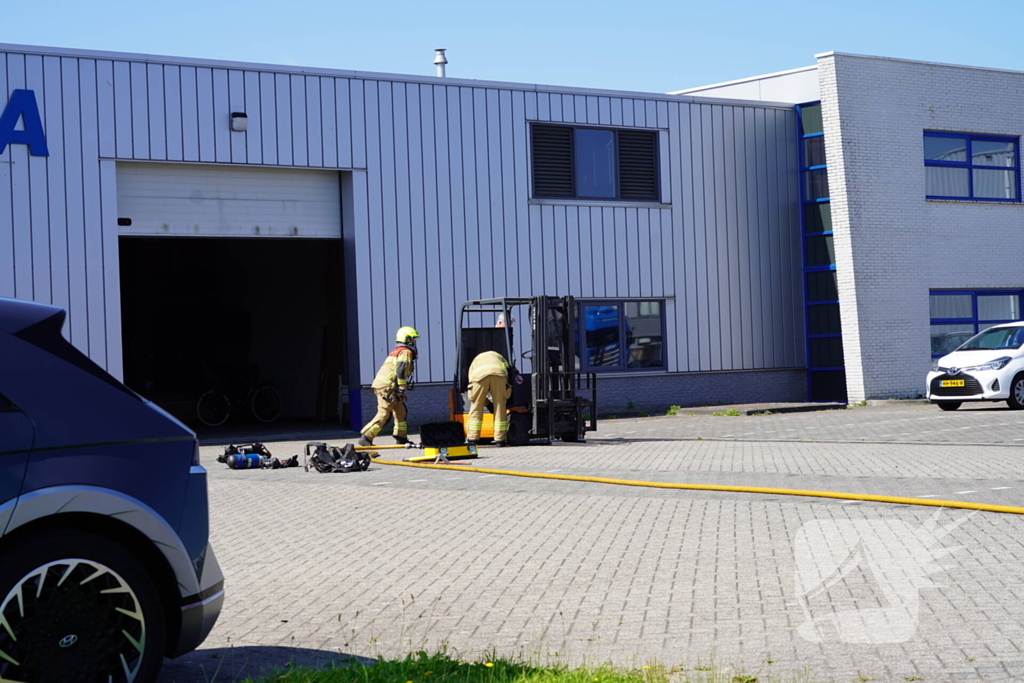 Snel optreden voorkomt uitbreiding van brand in bedrijf