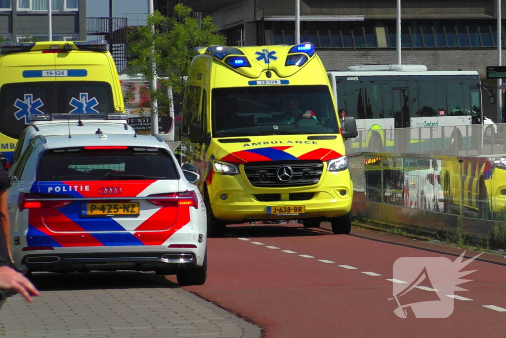 Persoon gewond bij val in tunnel, traumateam ingezet