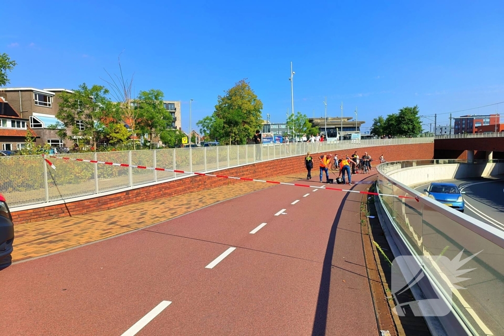 Persoon gewond bij val in tunnel, traumateam ingezet