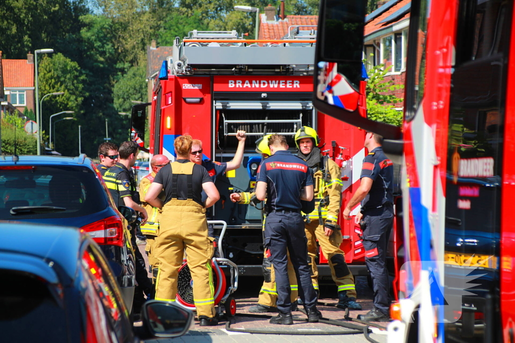 Persoon nagekeken na woningbrand