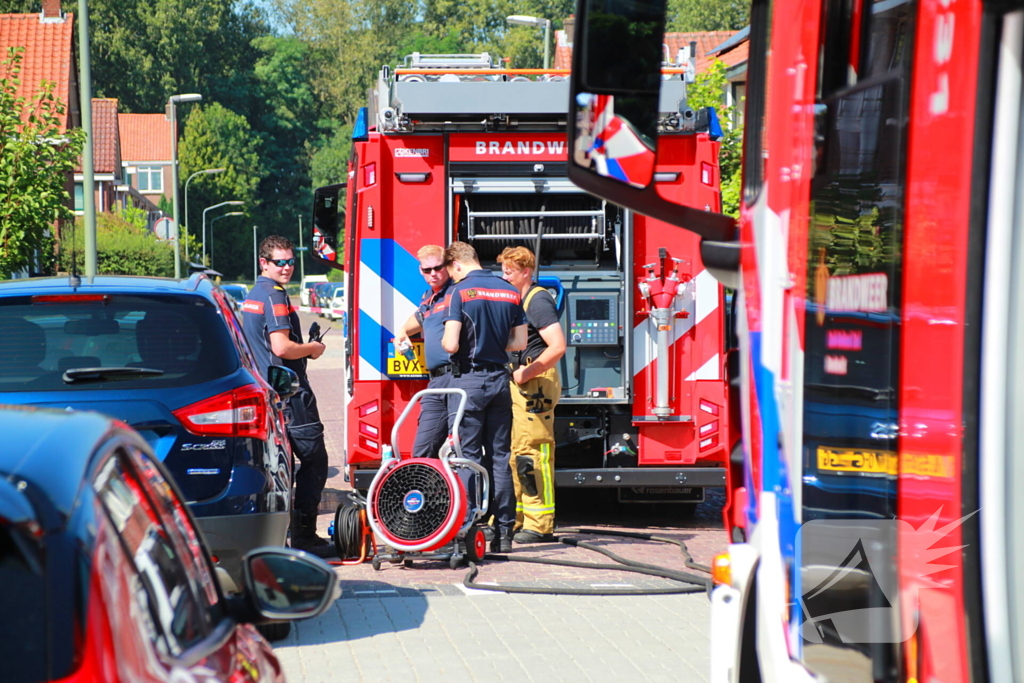 Persoon nagekeken na woningbrand