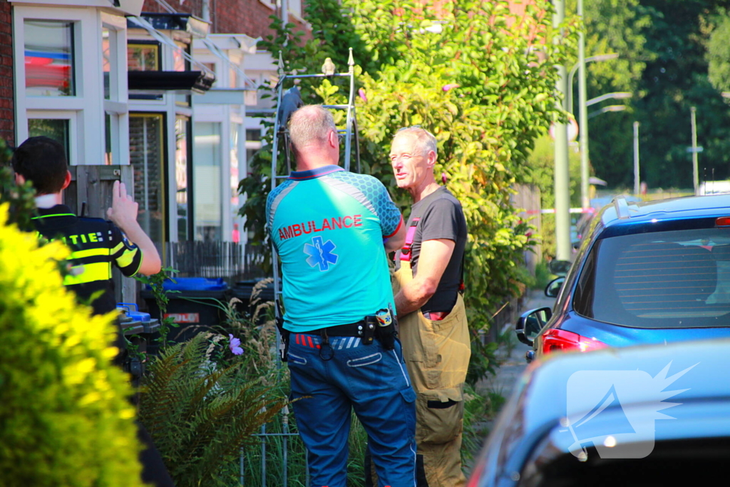 Persoon nagekeken na woningbrand