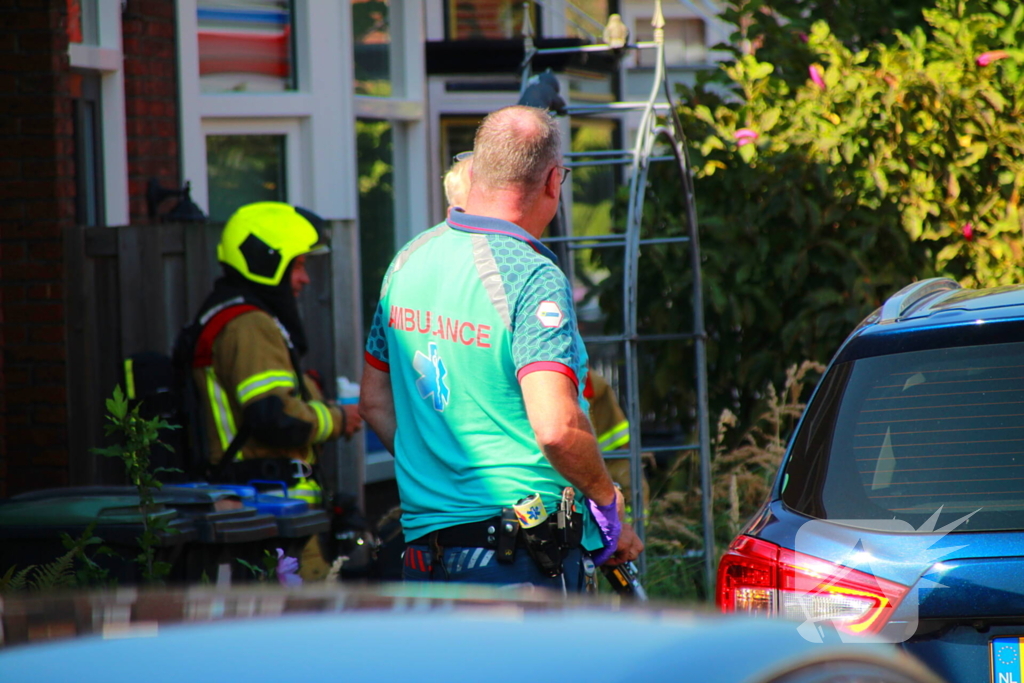 Persoon nagekeken na woningbrand