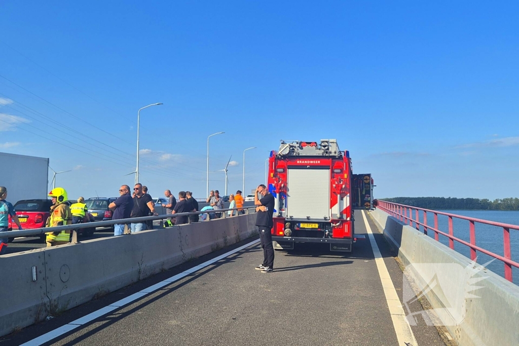 Zeer ernstig ongeval op snelweg Haringvlietbrug