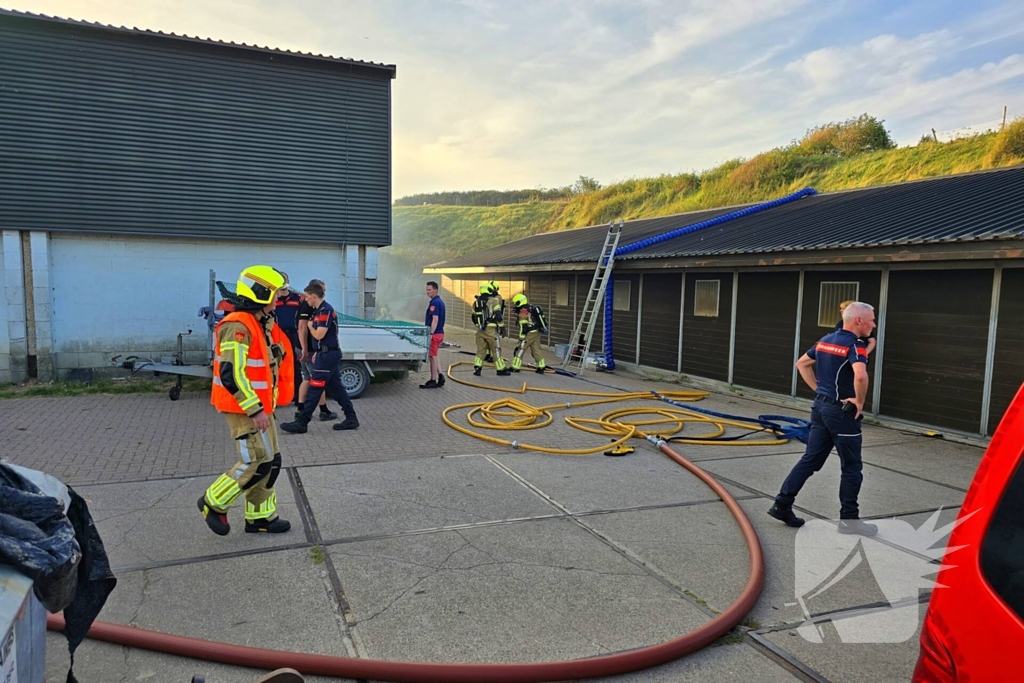 Brandweeroefening veroorzaakt flinke rookontwikkeling maar er is geen brand