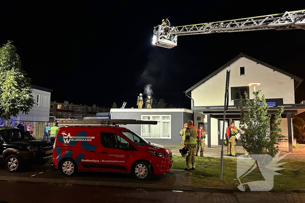 Brand in woning snel geblust