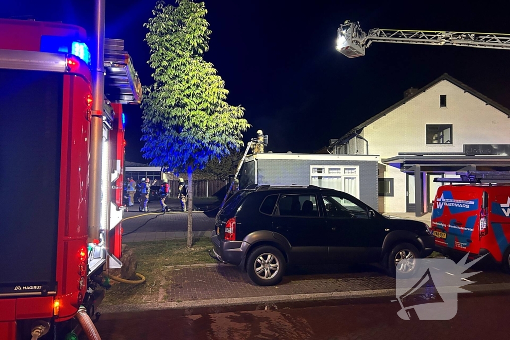 Brand in woning snel geblust