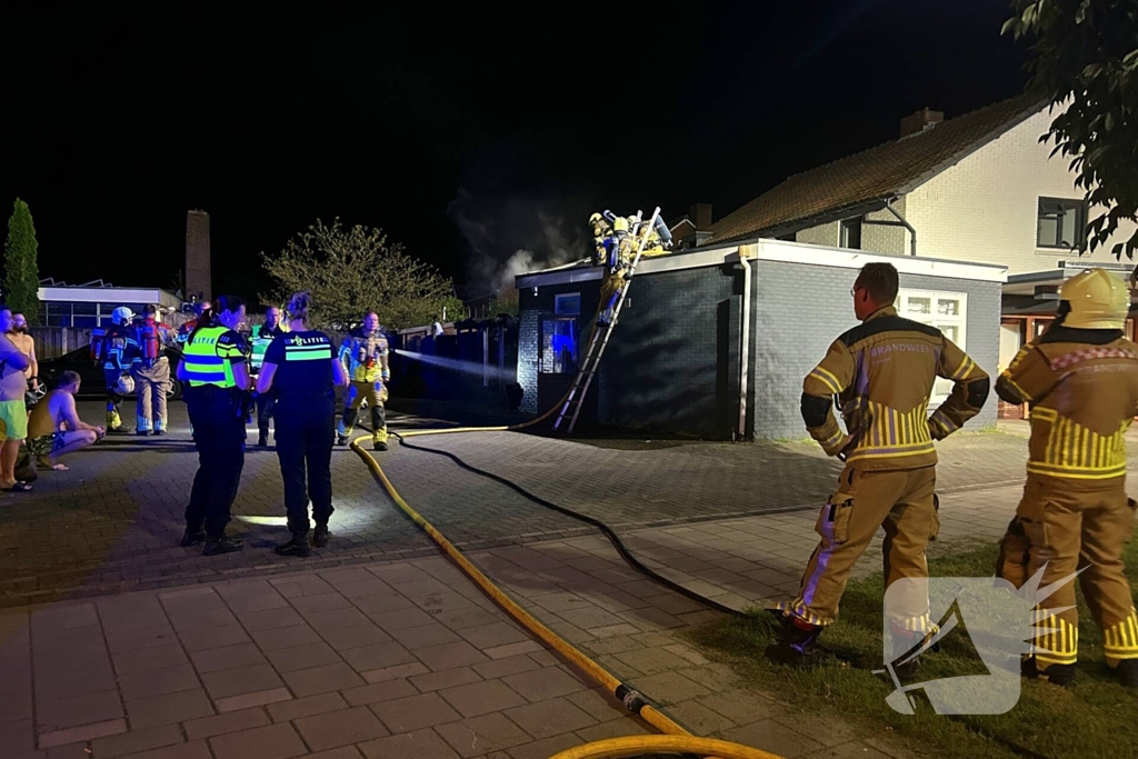 Brand in woning snel geblust