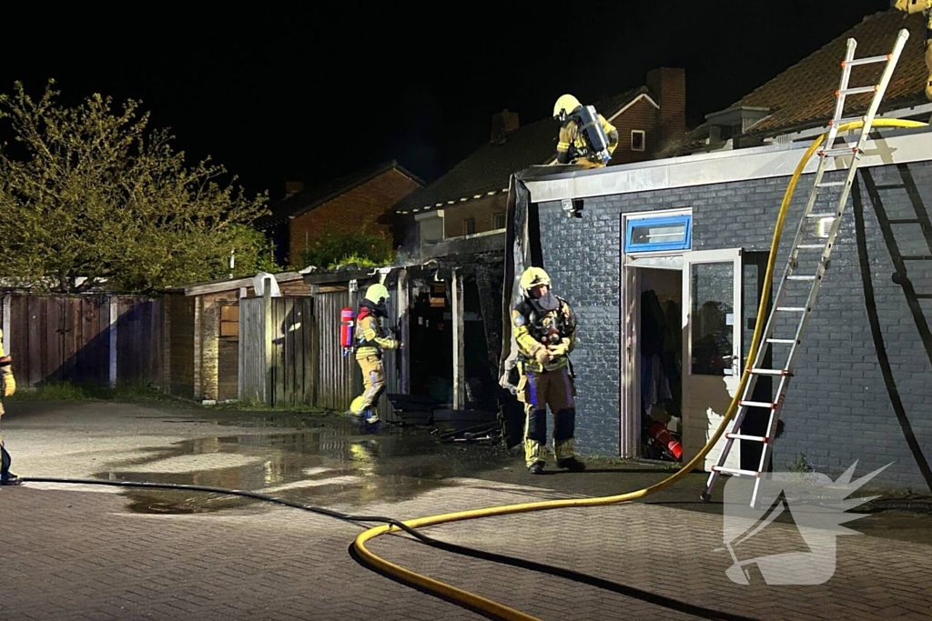 Brand in woning snel geblust