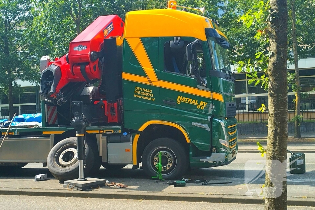 Brandstoflekkage veroorzaakt lang brandstofspoor