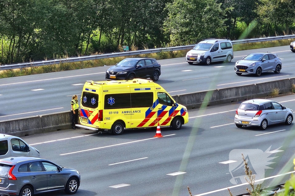 Verkeershinder door ongeval