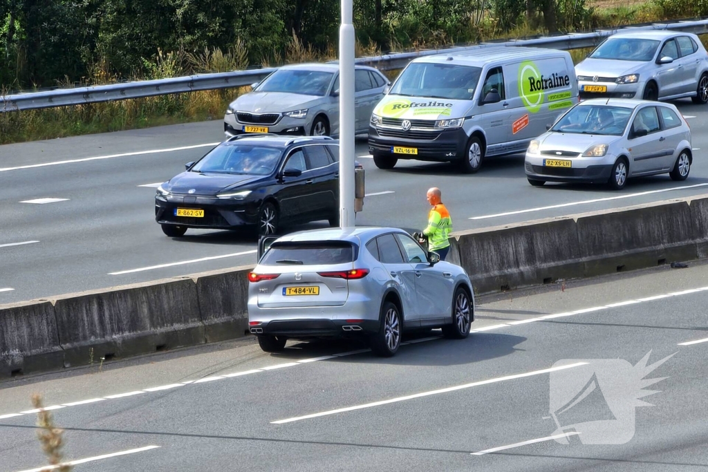 Verkeershinder door ongeval