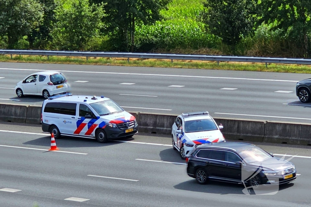 Verkeershinder door ongeval