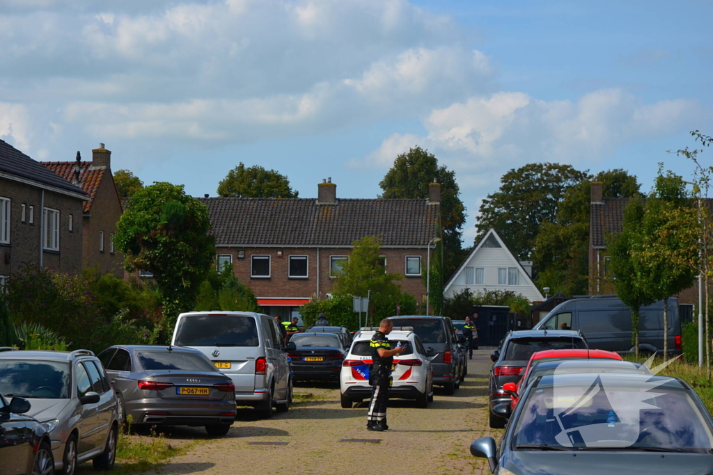 Grote politie-inzet na melding van verward persoon in woning