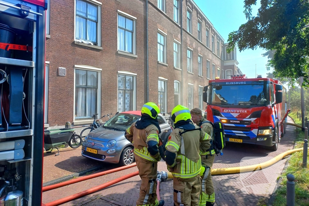 Vluchtelingenopvang ontruimd door brandend bankstel