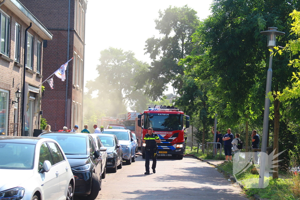 Vluchtelingenopvang ontruimd door brandend bankstel