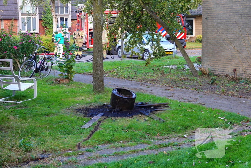 Containerbrand slaat bijna over naar berging