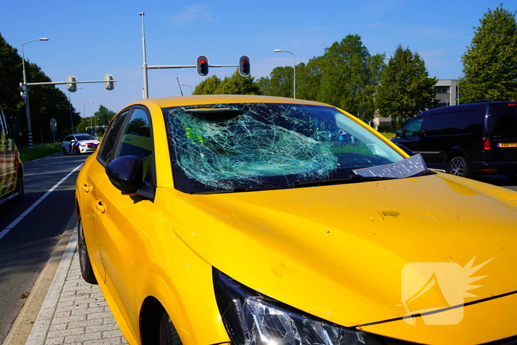 Fietser gewond bij aanrijding