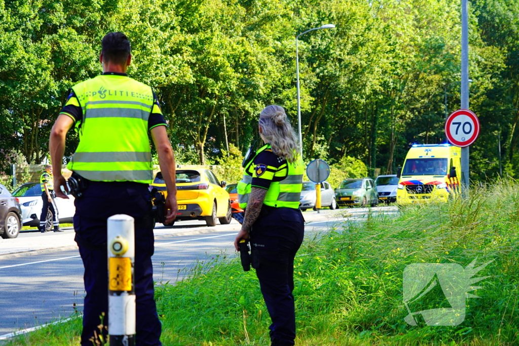 Fietser gewond bij aanrijding