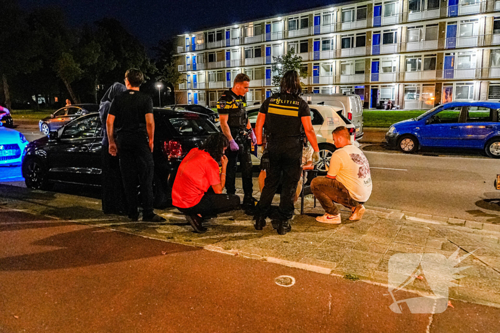 Motorrijder gewond bij botsing met auto