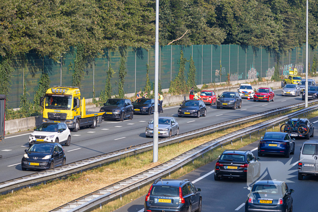 Kettingbotsing zorgt voor verkeershinder