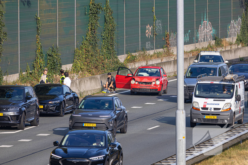 Kettingbotsing zorgt voor verkeershinder