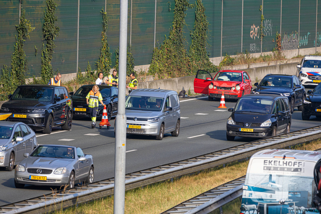 Kettingbotsing zorgt voor verkeershinder