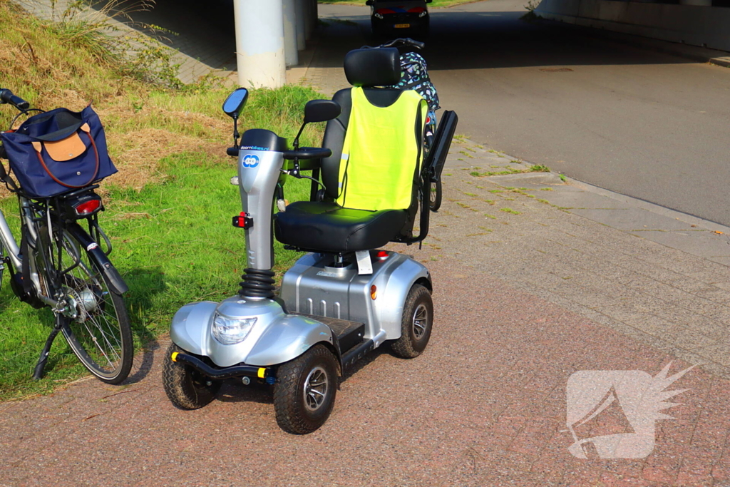 Scootmobiel bestuurder gewond bij ongeval