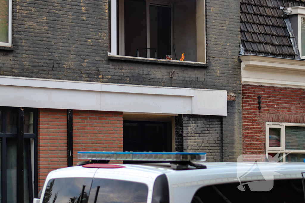 Barbecue op balkon aangezien als brand