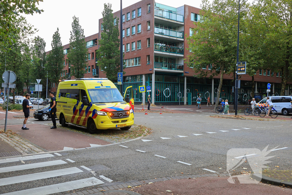 Fietser gewond bij aanrijding met auto