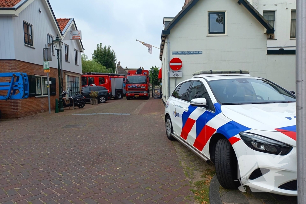 Woning stort gedeeltelijk in