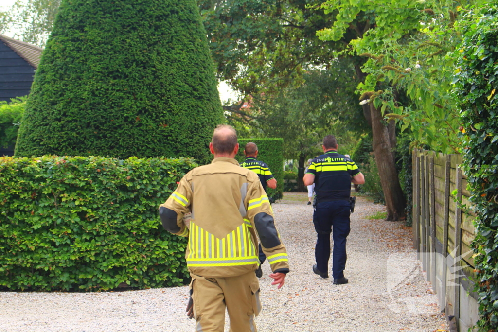 Woning stort gedeeltelijk in