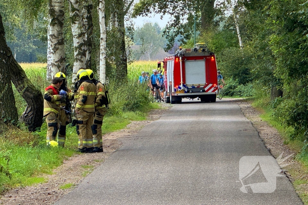 Vaten met onbekende stof aangetroffen