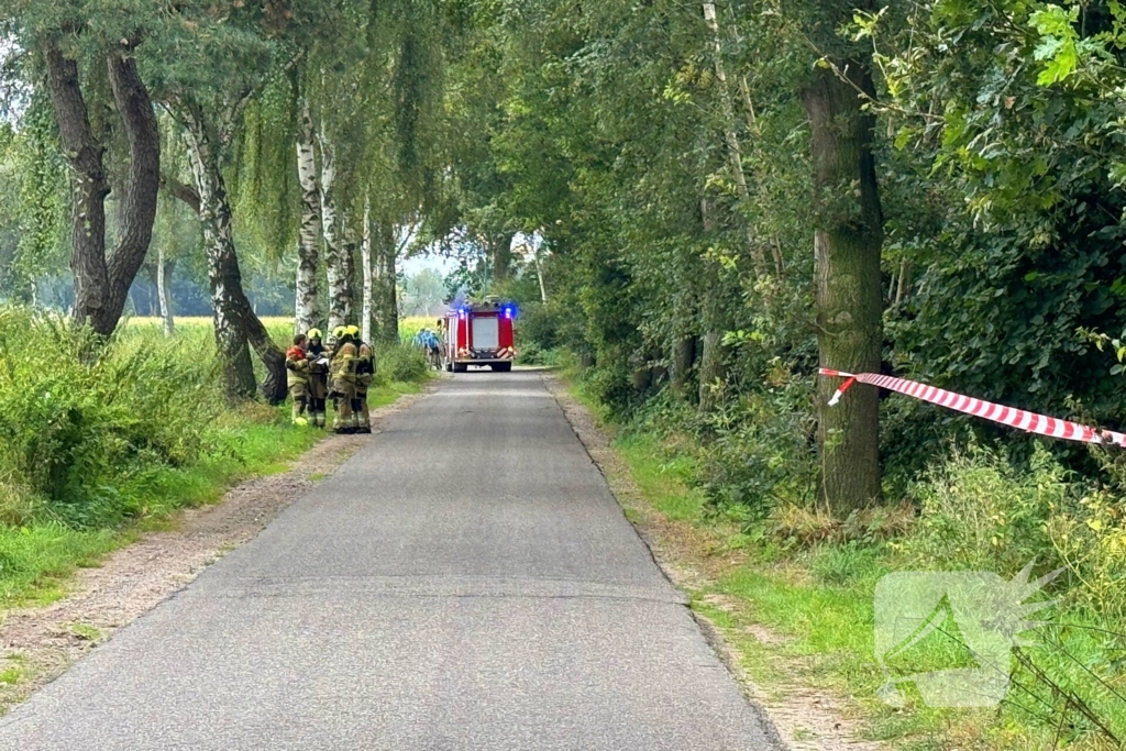 Vaten met onbekende stof aangetroffen