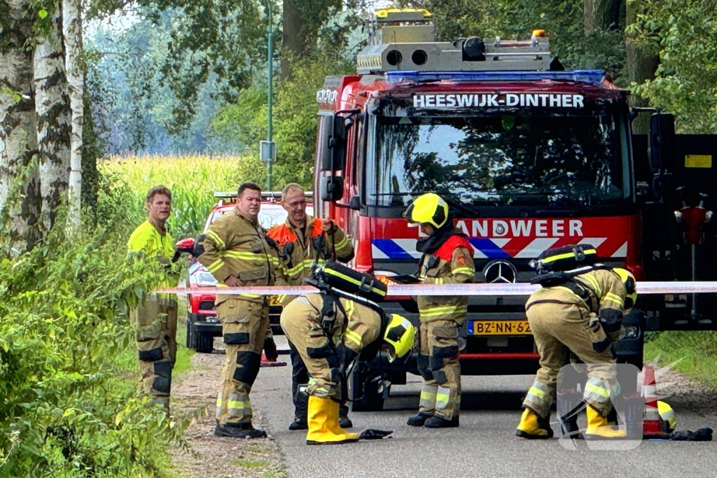 Vaten met onbekende stof aangetroffen