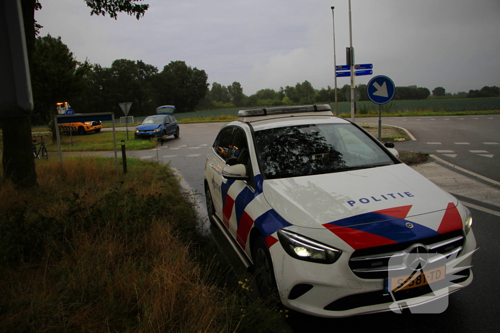 Kop-staartbotsing zonder gewonden in de ochtendspits