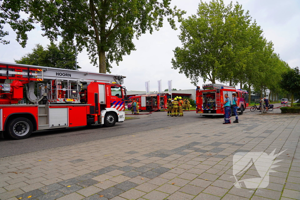 Brand snel onder controle bij zadenbedrijf