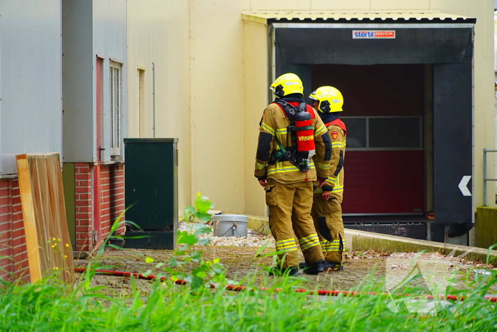 Brand snel onder controle bij zadenbedrijf