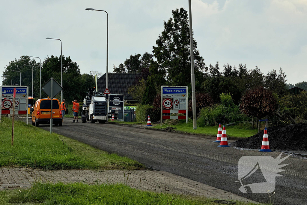 N455 tijdelijk afgesloten voor groot onderhoud