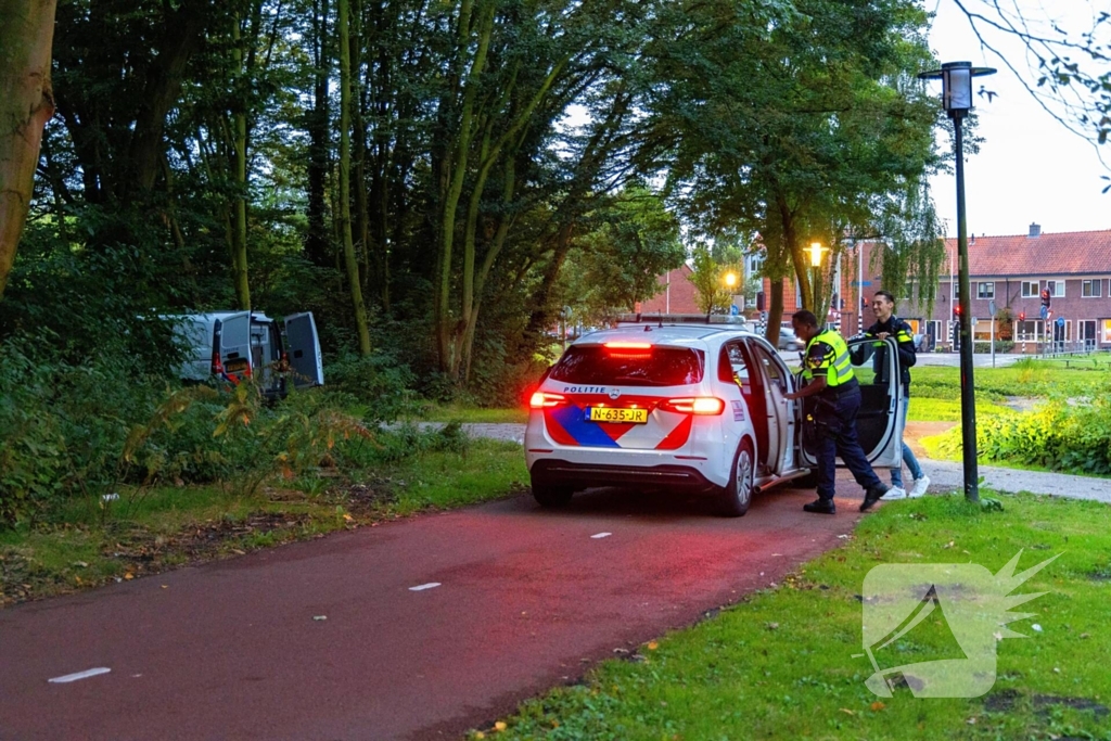 Grote politie-inzet na steekpartij in park