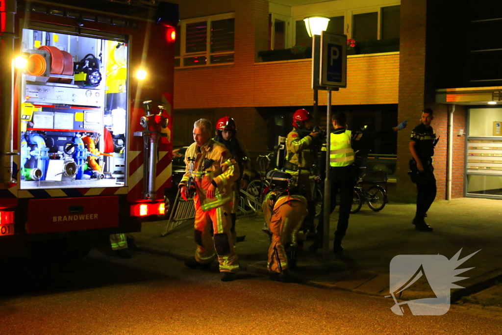 Brand in woning snel geblust