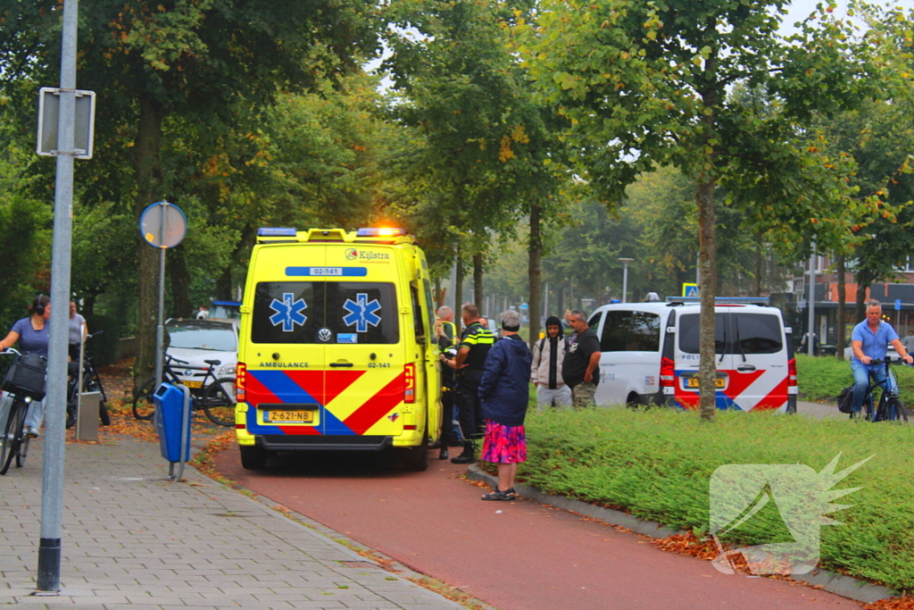 Scholier op fatbike en fietser met elkaar in botsing