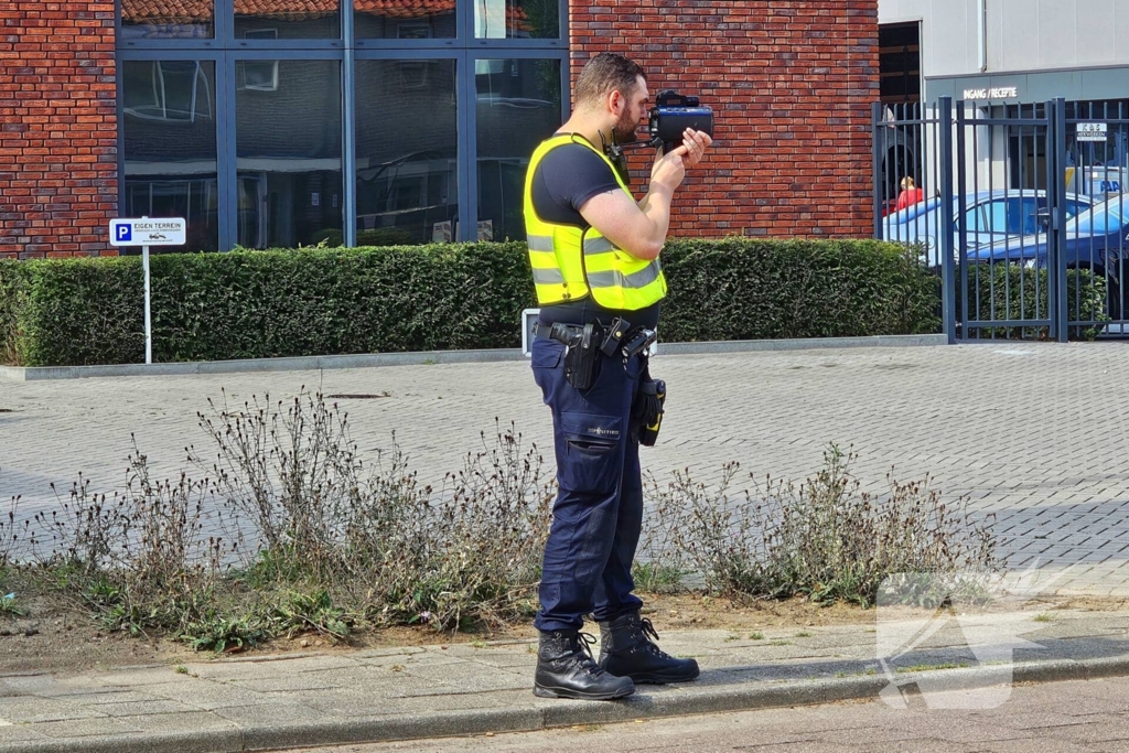 Politie studenten houden controle